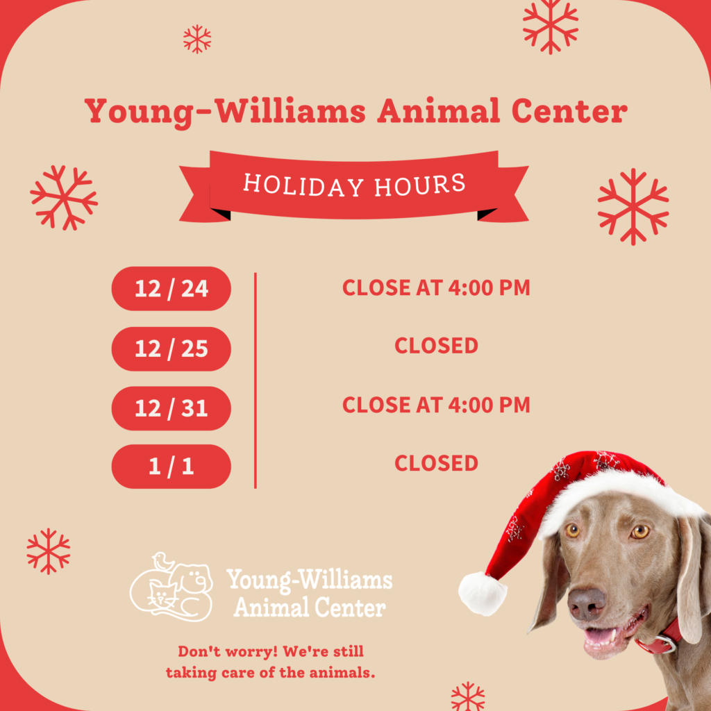 Events › Spay Shuttle Calendar › YoungWilliams Animal Center